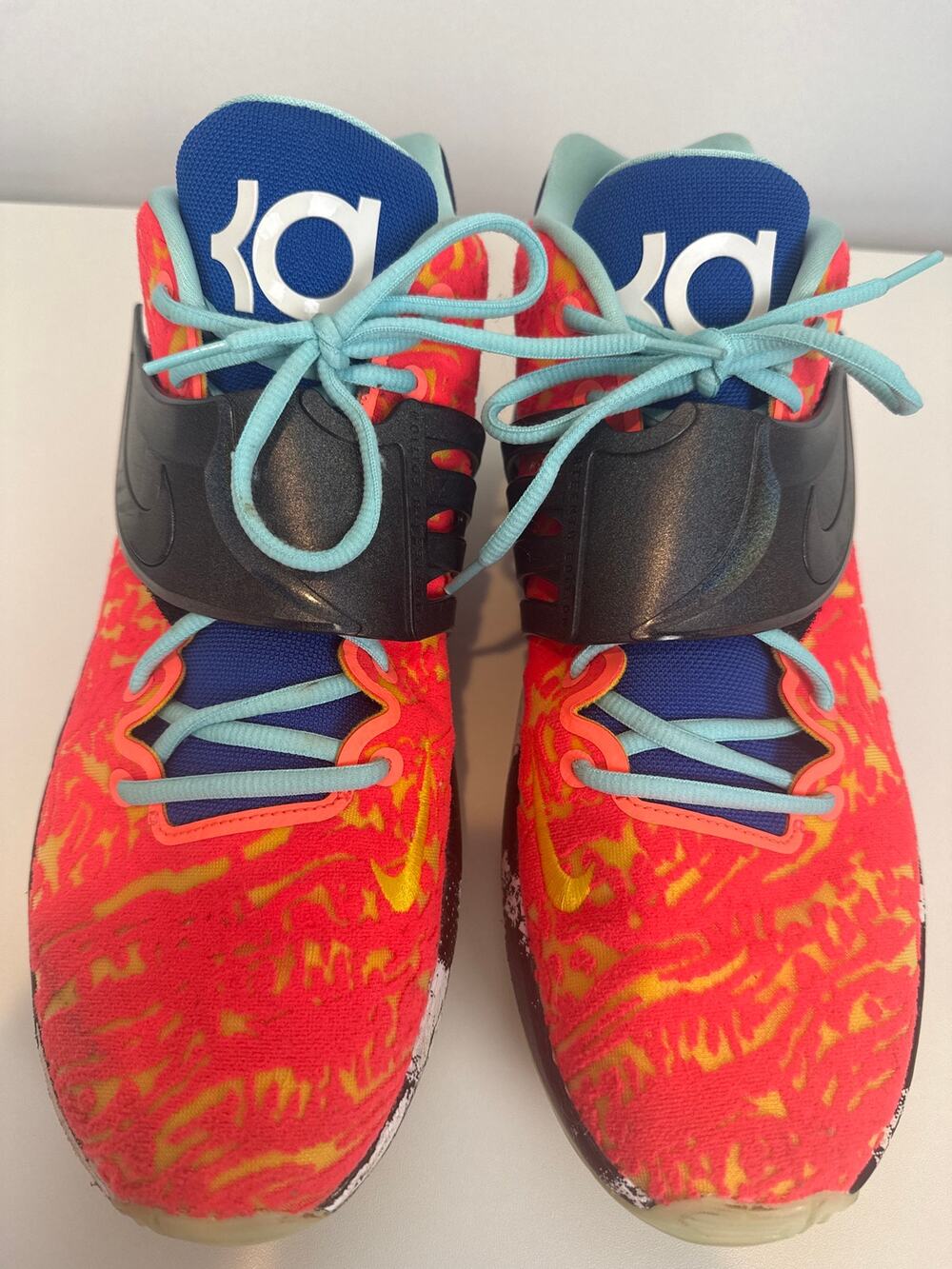 Nike By You KD 14 Custom Mens Basketball Shoes Size 13.5 Multicolor
